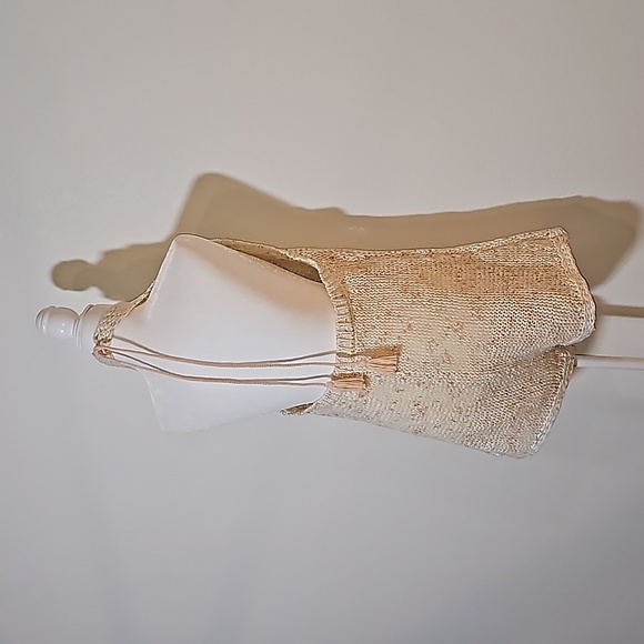 Free People FP Molly Playsuit Halter Romper Shorts Crochet Knit Cream L Backless - Picture 7 of 16